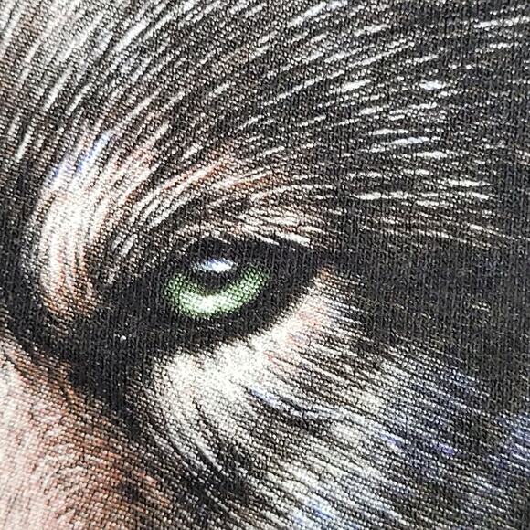 Vintage Wolf Shirt XL 25x28 Y2K USA - Picture 13 of 13